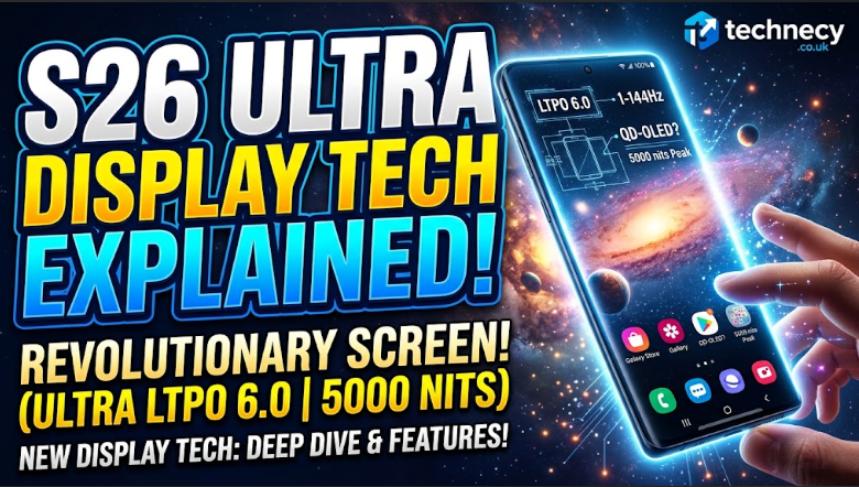 galaxy s26 ultra display technology